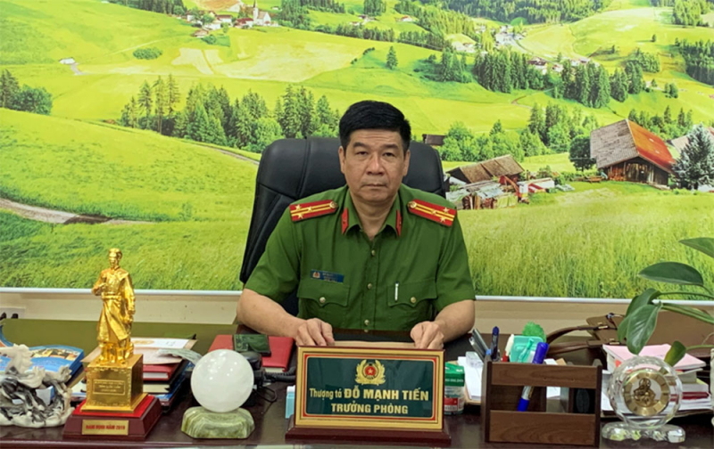 Thượng tá Đỗ Mạnh Tiến với “duyên” đánh án -0
