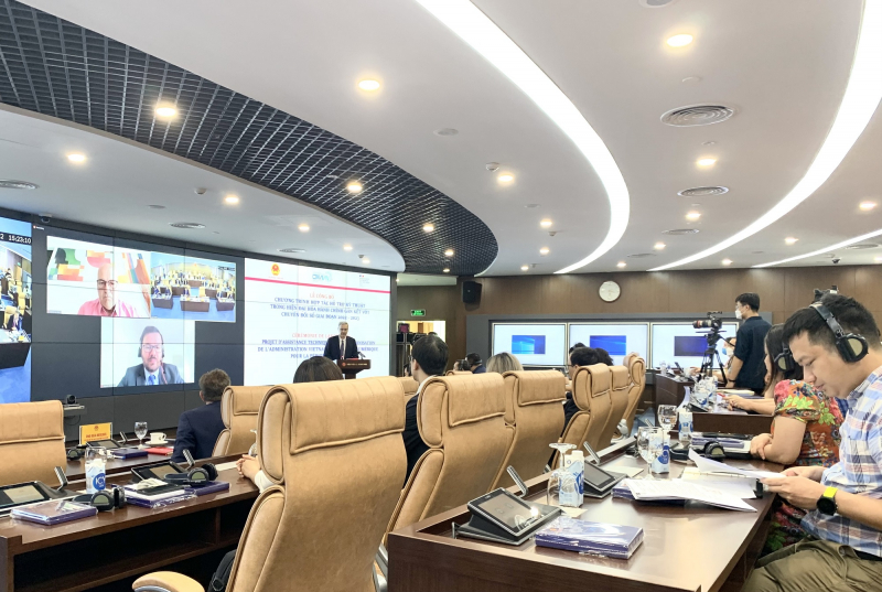 Công bố chương trình hợp tác hỗ trợ kỹ thuật trong hiện đại hoá hành chính gắn kết với chuyển đối số -0