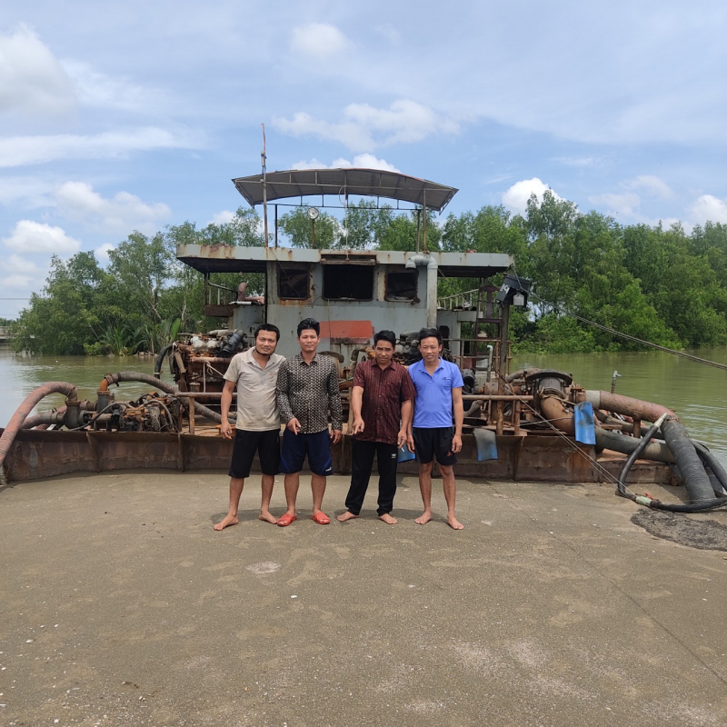 Triệt phá đường dây khai thác cát trái phép cực lớn khu vực biển Cần Giờ -0