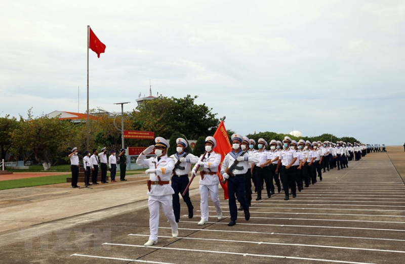Beautiful images of naval soldiers in Truong Sa island district -7