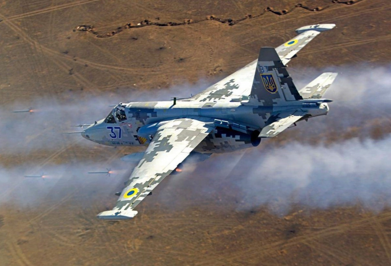 Tiêm kích Nga bắn hạ 2 cường kích Su-25 Ukraine -0