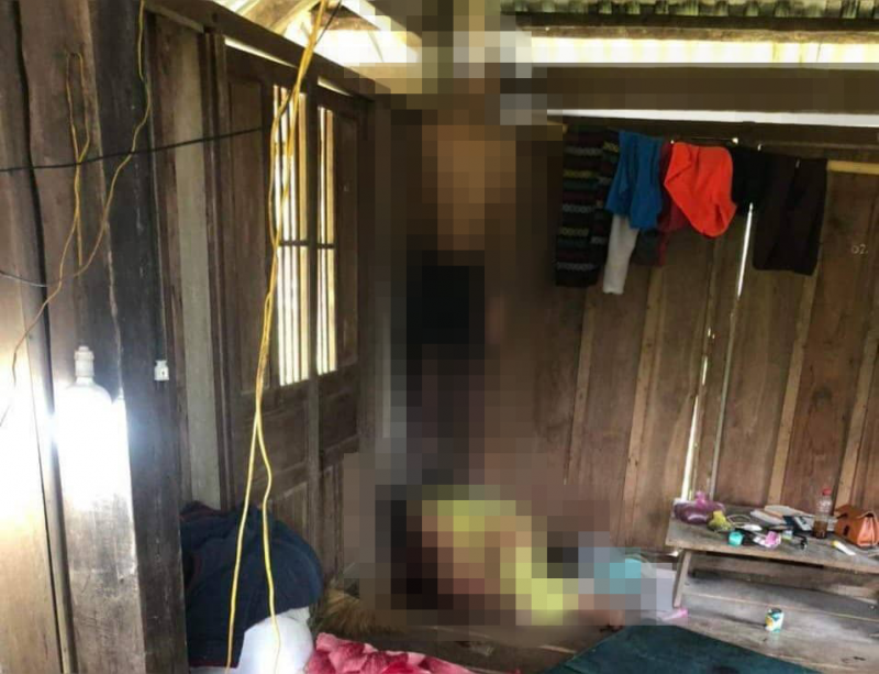 Phát hiện vợ chết ở góc nhà với nhiều vết thương, chồng đang treo cổ bên cạnh  -0