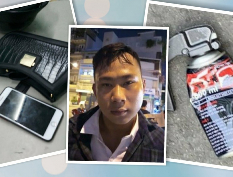 Dùng sơn thay đổi biển số xe rồi mang bình xịt hơi cay đi cướp -0