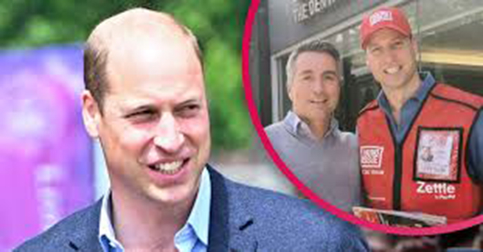 Hoàng tử Anh William… bán báo dạo trên đường phố London -0