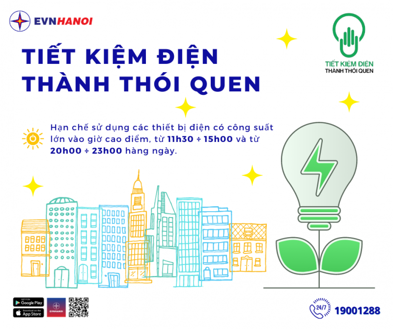 EVNHANOI khuyến nghị khách hàng sử dụng tiết kiệm điện -0