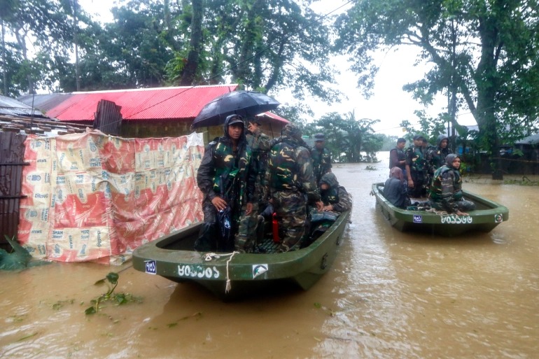 Mưa lũ lịch sử tại Bangladesh và Ấn Độ, hàng triệu người bị chia tách -0
