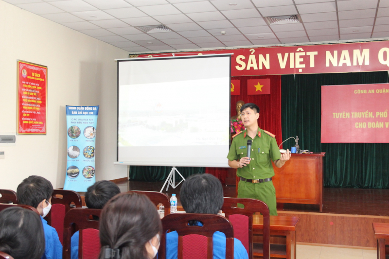 Tuyên truyền cách nhận biết và phòng tránh ma túy cho đoàn viên, thanh niên -1