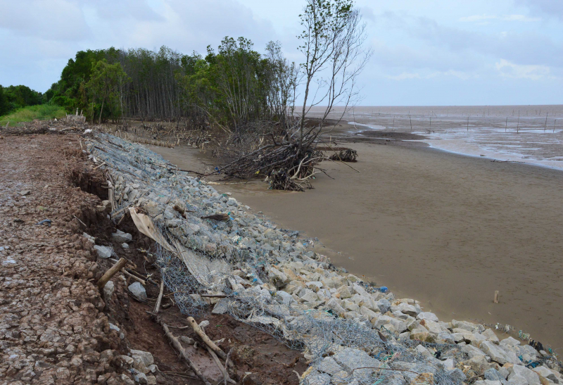 Sóc Trăng đầu tư 143 tỷ đồng khắc phục sạt lở đê biển -0