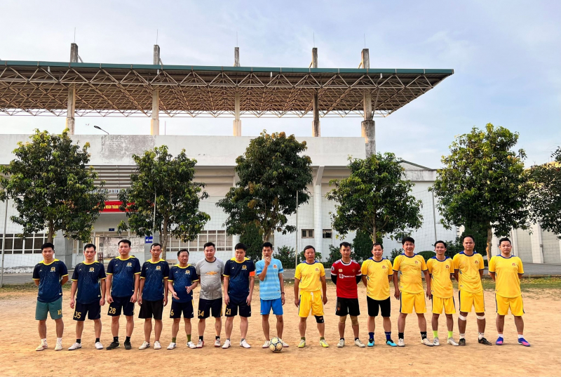 Giao lưu bóng đá trong Học viện Chính trị CAND -0