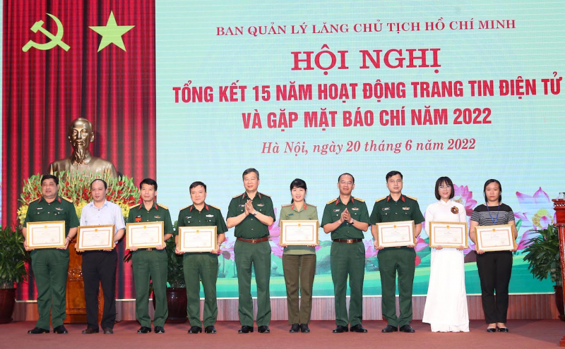 15 năm, hoạt động của Trang điện tử Ban Quản lý Lăng -0