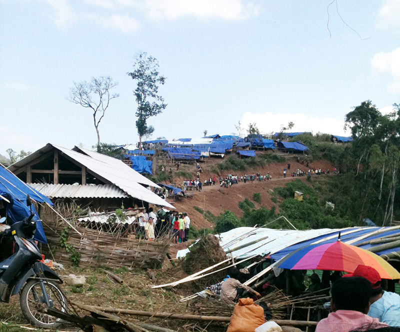 “Chiến đấu” tại điểm nóng Mường Nhé -0