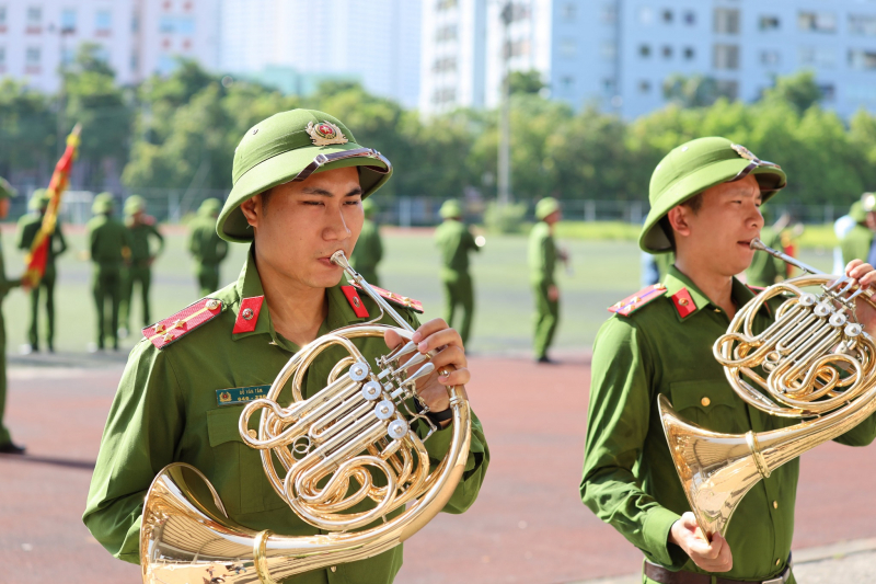 Hợp luyện chương trình biểu diễn phục vụ Nhạc hội Cảnh sát các nước ASEAN -0