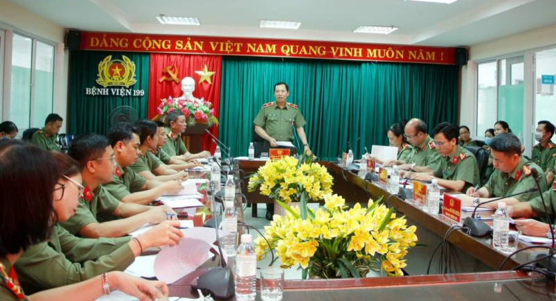 Thứ trưởng Lê Văn Tuyến kiểm tra công tác tại Bệnh viện 199 – Bộ Công an -0