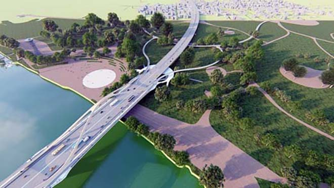 Hà Nội sẽ có 18 cây cầu bắc qua sông Hồng -0