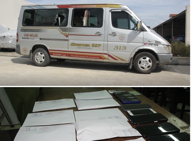 Dùng xe khách chở người đến sới để đánh bạc -0