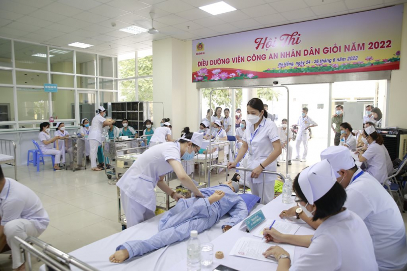 Đoàn Bệnh xá Công an TP Đà Nẵng đạt Giải A tại Hội thi Điều dưỡng viên CAND giỏi năm 2022 -2