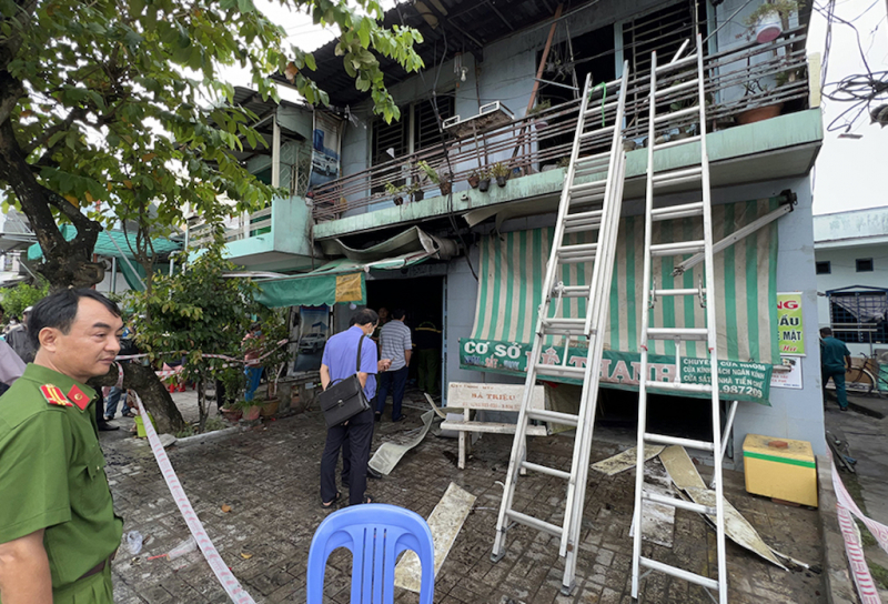 Cháy nhà ở Long Xuyên khiến mẹ chồng và con dâu tử vong -0