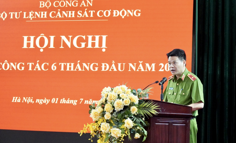 Bộ Tư lệnh Cảnh sát cơ động sơ kết 6 tháng đầu năm 2022 -0
