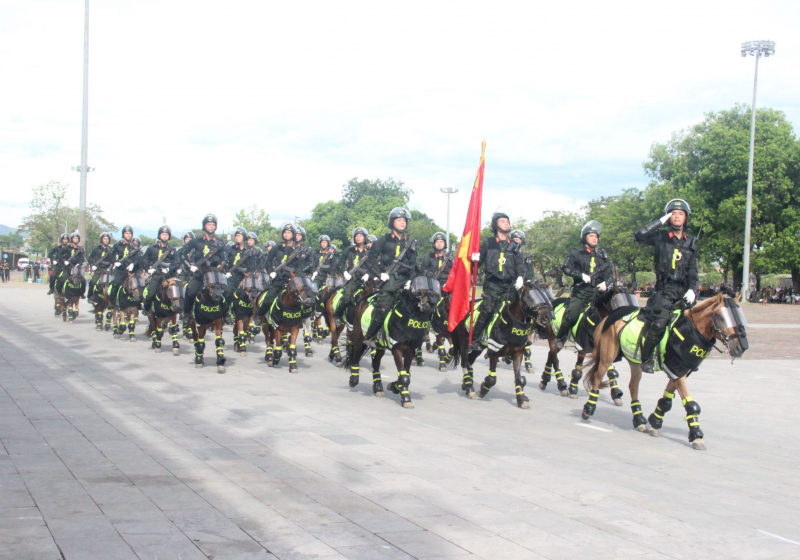 Khai mạc Chung kết Hội thi Điều lệnh, bắn súng, võ thuật CAND - Khu vực phía Nam  -0