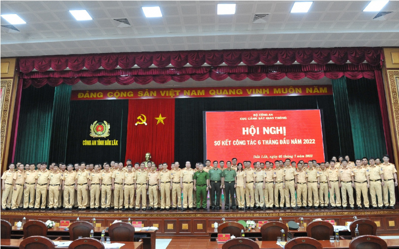 Cục CSGT sơ kết công tác 6 tháng đầu năm 2022 -0