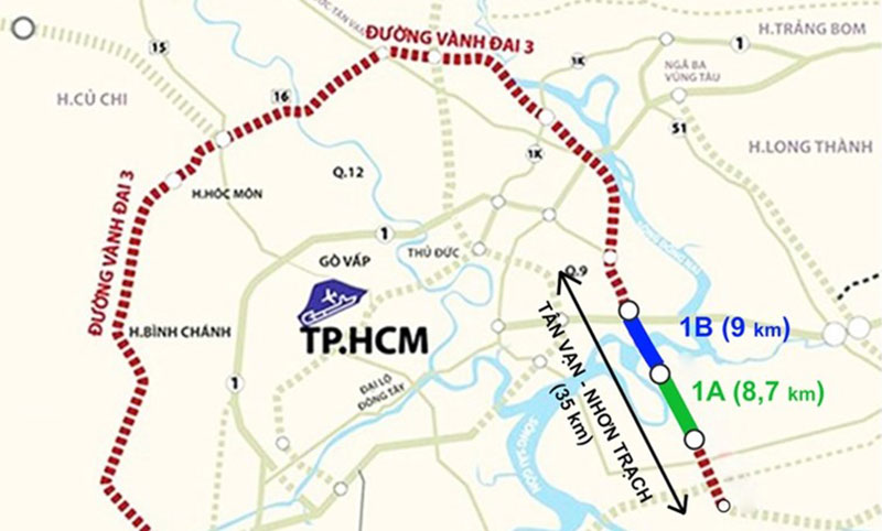 Dự án bất động sản nào hưởng lợi từ đường vành đai 3 TP Hồ Chí Minh? -0