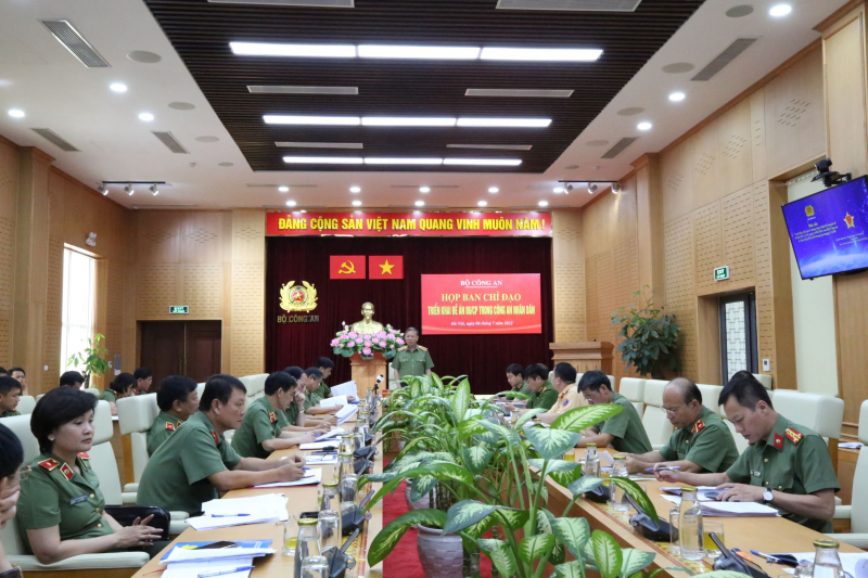 Kiên trì, hiệu quả, gấp rút hoàn thiện những phần việc trong Đề án 06 -0