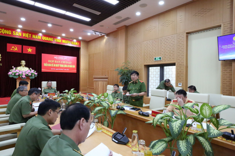 Kiên trì, hiệu quả, gấp rút hoàn thiện những phần việc trong Đề án 06 -0