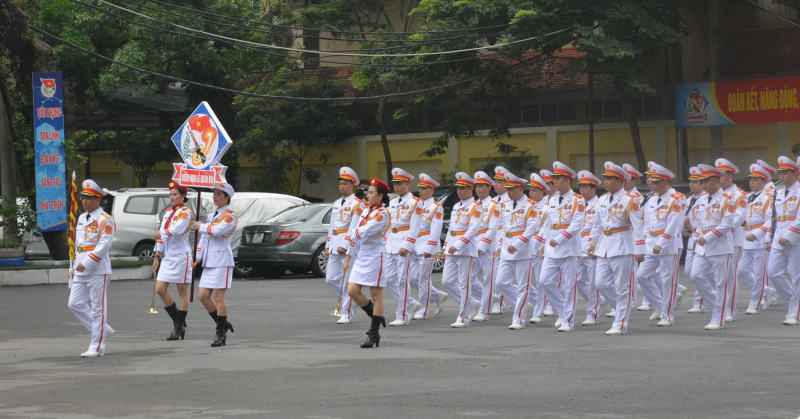 Đoàn Nghi lễ Quân đội tổng duyệt chương trình biểu diễn tại Nhạc hội Cảnh sát các nước ASEAN+ -7