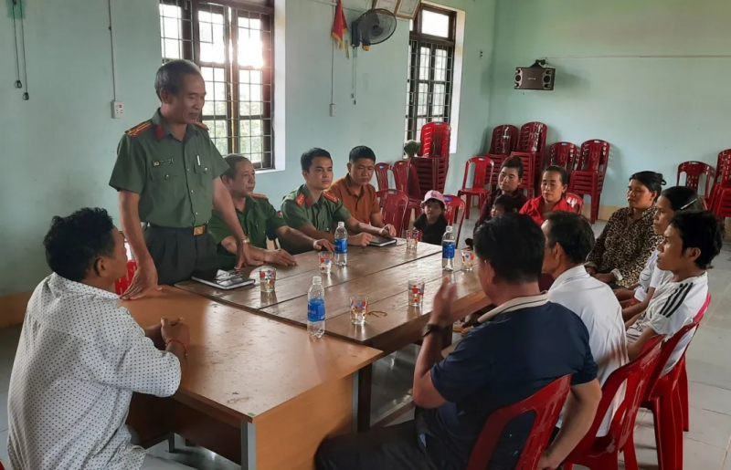 Hiệu quả mô hình “Bản đoàn kết, an toàn về an ninh trật tự” -0