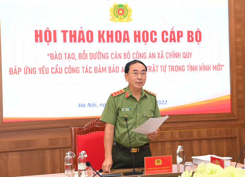 Nâng cao chất lượng đào tạo, bồi dưỡng cán bộ Công an xã đáp ứng yêu cầu, nhiệm vụ trong tình hình mới -0
