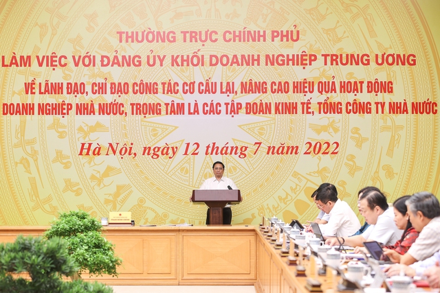 Thủ tướng: Các DNNN phải góp phần quan trọng xây dựng nền kinh tế độc lập, tự chủ và ổn định kinh tế vĩ mô -0