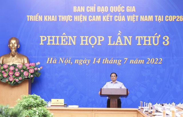 Thủ tướng chủ trì phiên họp thực hiện cam kết của Việt Nam tại Hội nghị COP 26 -0