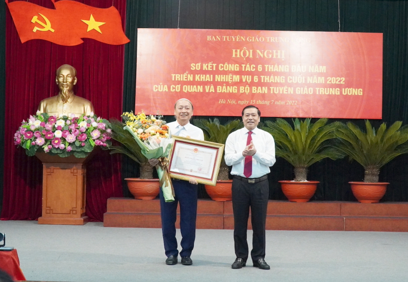 Ban Tuyên giáo Trung ương triển khai nhiệm vụ 6 tháng cuối năm 2022 -0