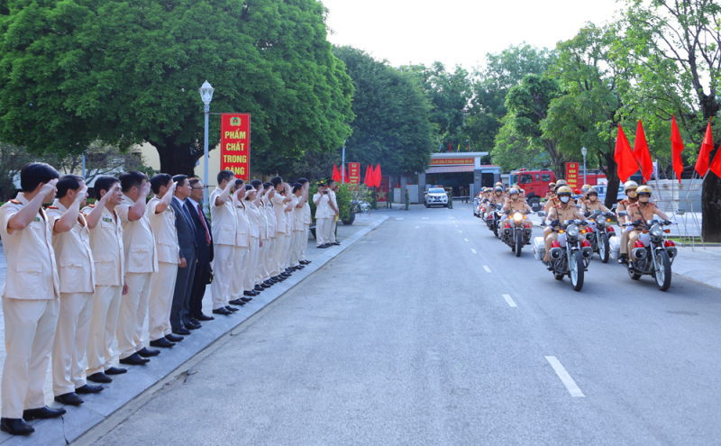 Công an Thanh Hóa kỷ niệm 60 năm Ngày truyền thống Lực lượng Cảnh sát nhân dân -0