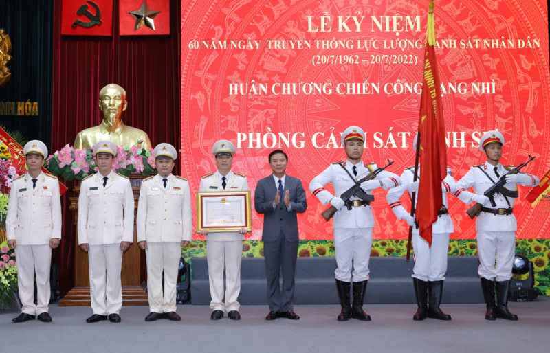 Công an Thanh Hóa kỷ niệm 60 năm Ngày truyền thống Lực lượng Cảnh sát nhân dân -0