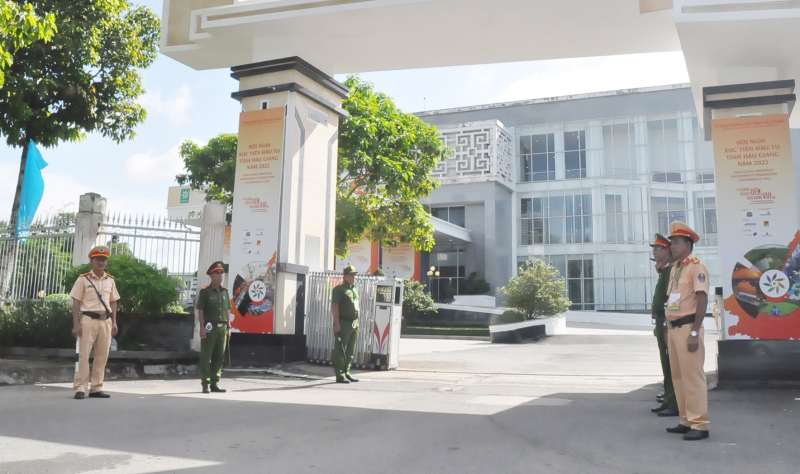 Đảm bảo tuyệt đối an ninh, an toàn Hội nghị xúc tiến đầu tư tỉnh Hậu Giang -0