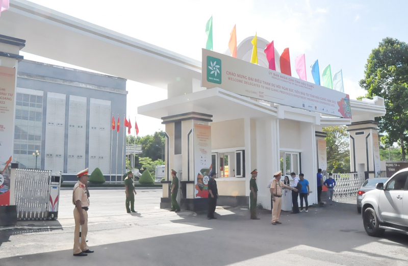 Đảm bảo tuyệt đối an ninh, an toàn Hội nghị xúc tiến đầu tư tỉnh Hậu Giang -1