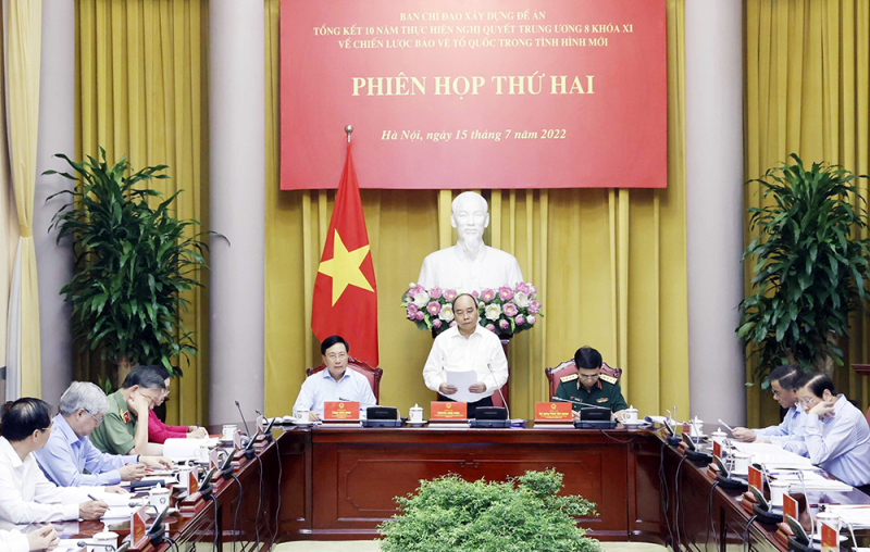 Đóng góp, xây dựng Đề án Tổng kết 10 năm thực hiện Chiến lược bảo vệ Tổ quốc trong tình hình mới -0