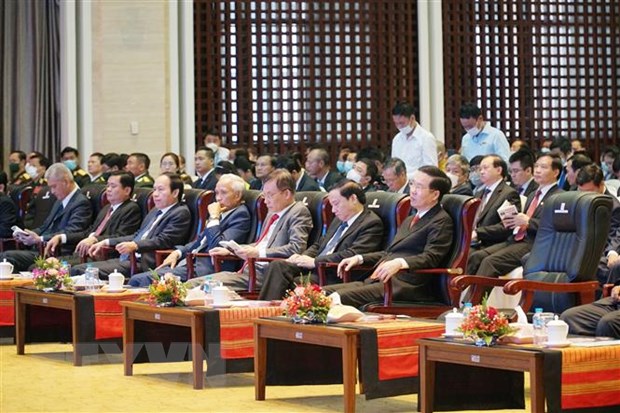 Kỷ niệm Việt-Lào: Toàn văn diễn văn của Tổng Bí thư, Chủ tịch nước Lào -0
