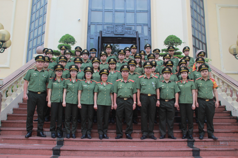 Cụm thi đua số 1, Bộ Công an dâng hương, tưởng niệm Chủ tịch Hồ Chí Minh và các liệt sỹ CAND -0