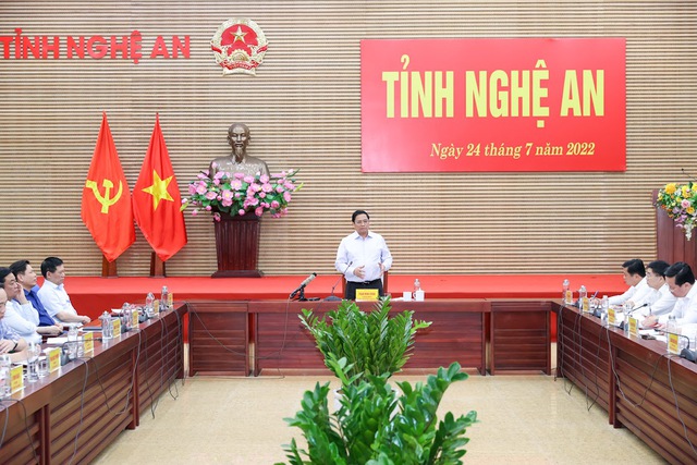 Thủ tướng: Tiếp tục đào sâu suy nghĩ, thúc đẩy tư duy đổi mới, tầm nhìn chiến lược để đưa Nghệ An trở thành tỉnh mạnh -0