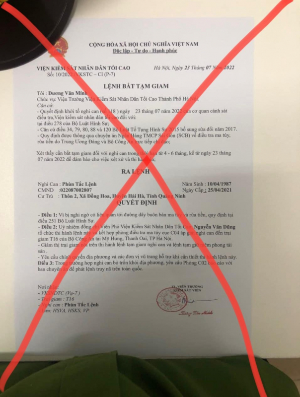 Kịp thời ngăn chặn công dân bị lừa chuyển tiền qua Zalo kèm theo lệnh bắt giả -0