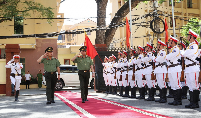 Bộ trưởng Tô Lâm làm việc với Công an TP Hải Phòng -0