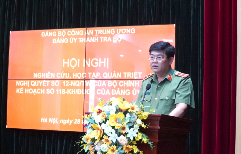 Quán triệt Nghị quyết của Bộ Chính trị về đẩy mạnh xây dựng lực lượng CAND trong tình hình mới -0