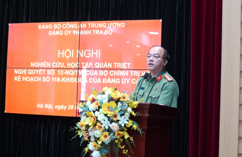 Quán triệt Nghị quyết của Bộ Chính trị về đẩy mạnh xây dựng lực lượng CAND trong tình hình mới -0