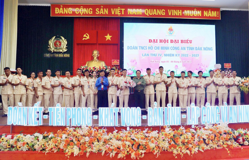 Đoàn Thanh niên Công an Đắk Nông đoàn kết, tiên phong, khát vọng, bản lĩnh, lập công vì ANTQ -0