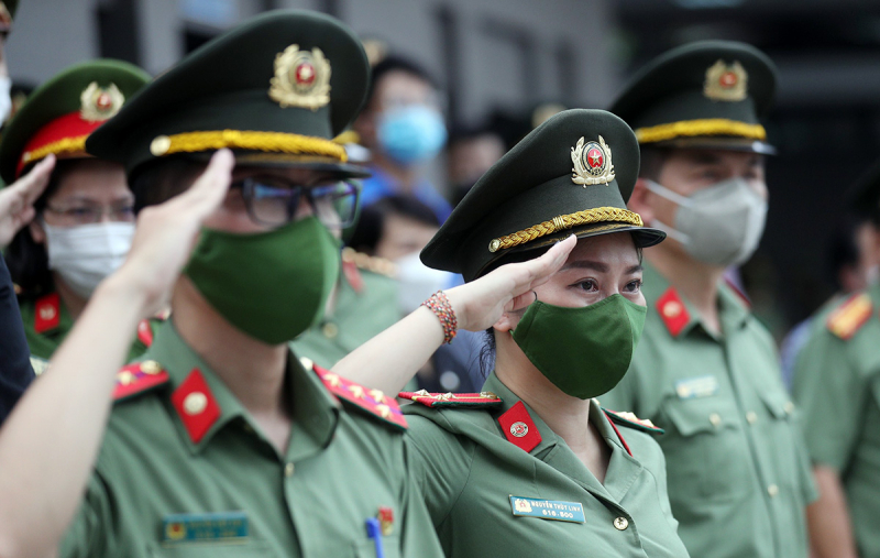 Tổ chức trọng thể Lễ tang 3 liệt sỹ Công an hy sinh khi chữa cháy -0