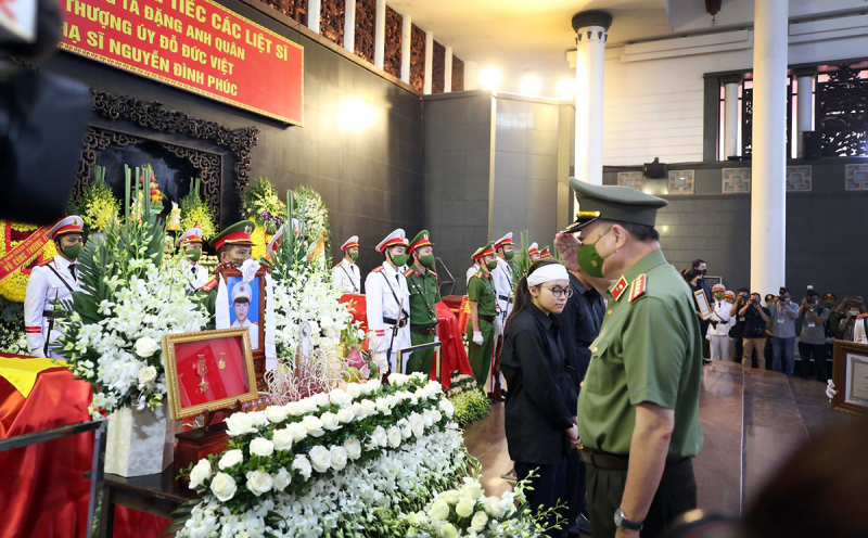 Tổ chức trọng thể Lễ tang 3 liệt sỹ Công an hy sinh khi chữa cháy -0
