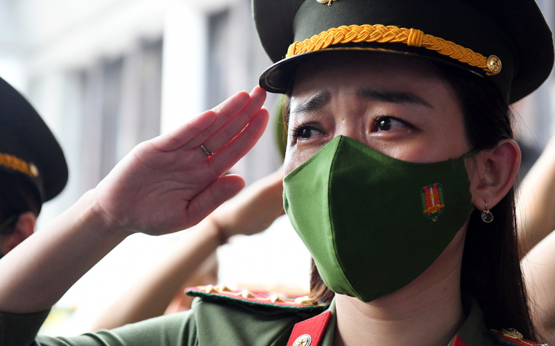 Tổ chức trọng thể Lễ tang 3 liệt sỹ Công an hy sinh khi chữa cháy -1