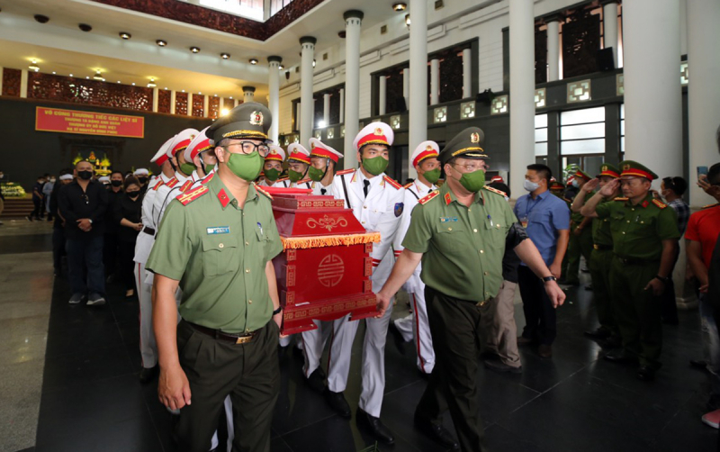 Tổ chức trọng thể Lễ tang 3 liệt sỹ Công an hy sinh khi chữa cháy -0